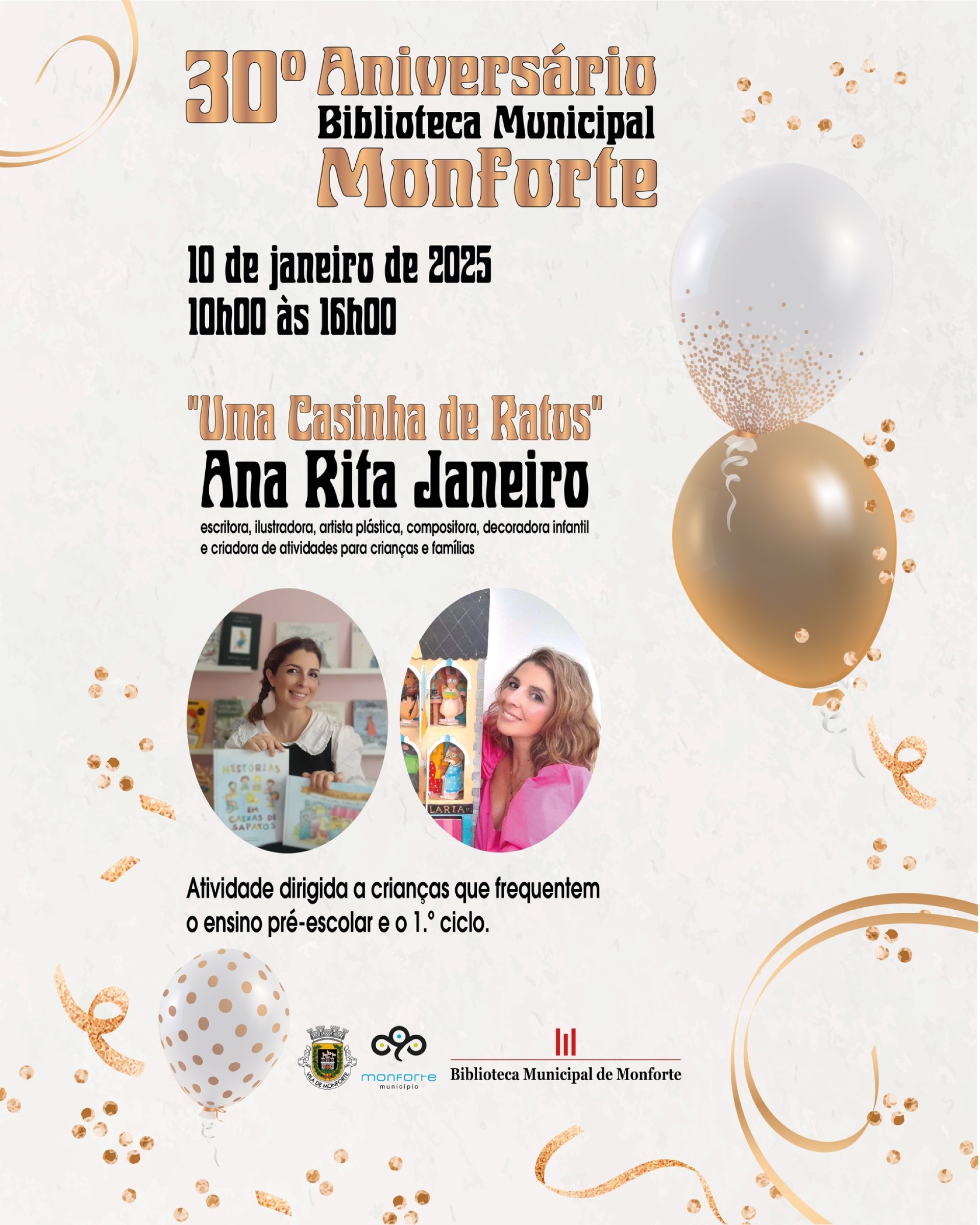 30º ANIVERSÁRIO DA BIBLIOTECA MUNICIPAL DE MONFORTE