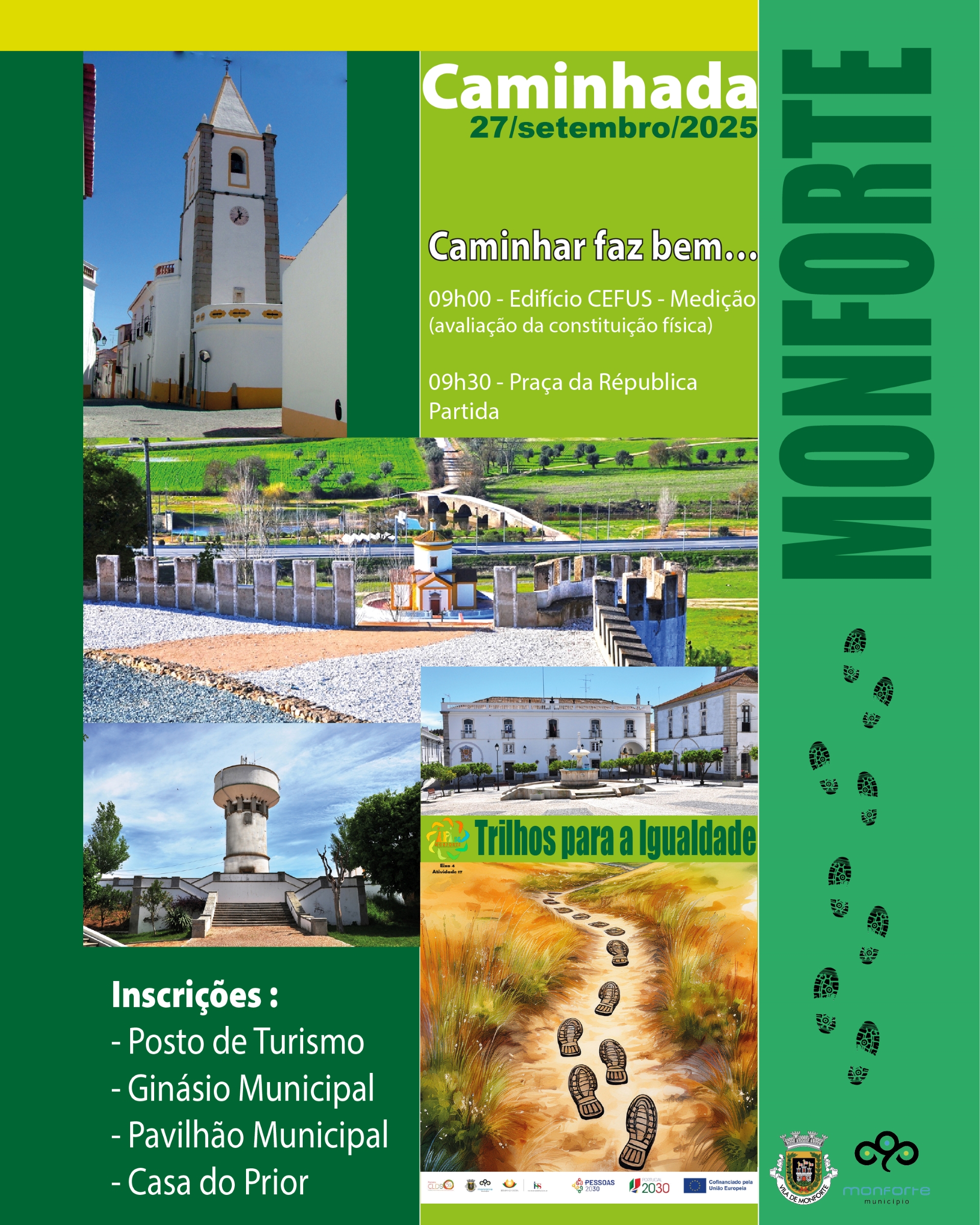 CAMINHADA – TRILHOS PARA A  IGUALDADE
