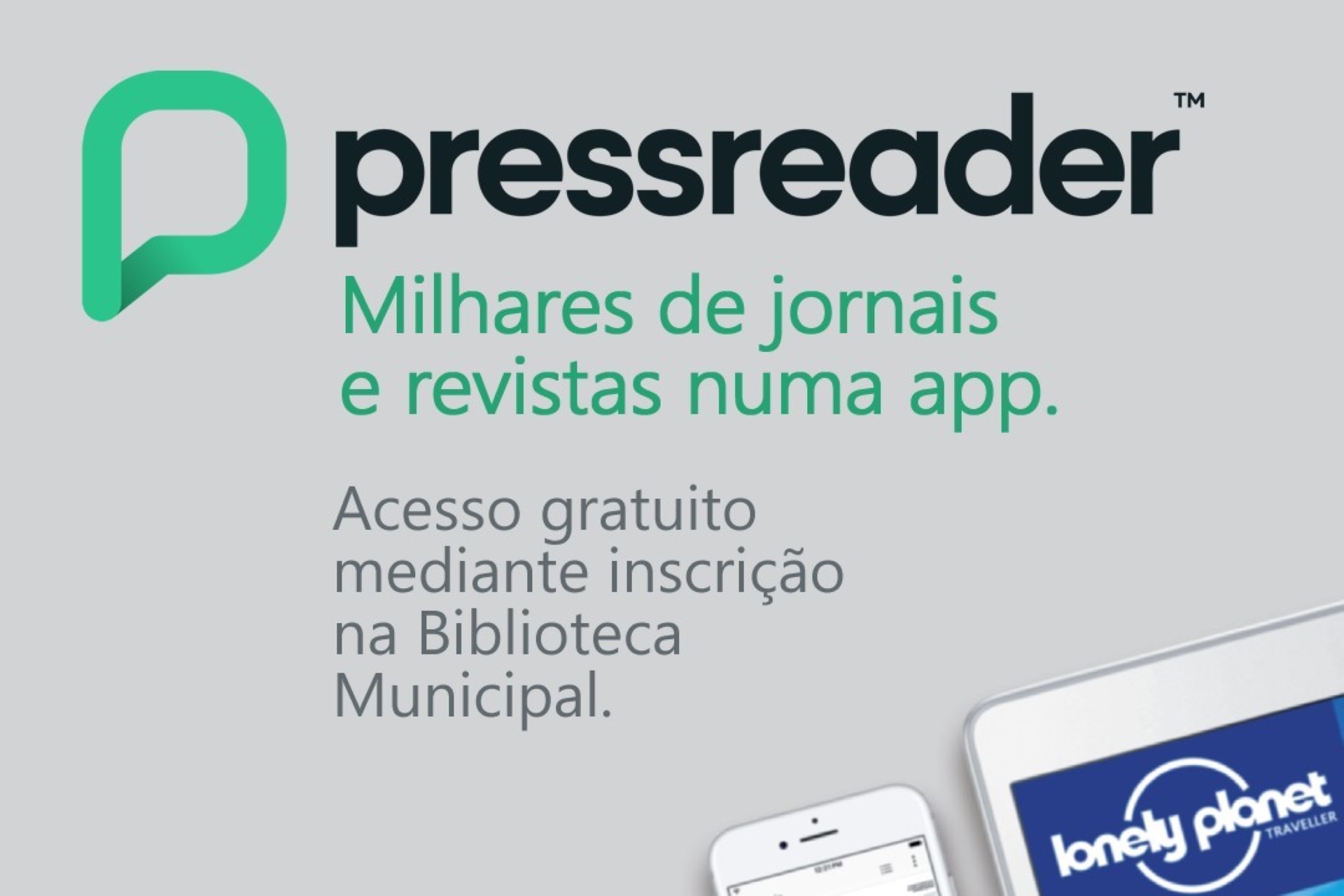 BIBLIOTECA MUNICIPAL DISPONIBILIZA PRESSREADER